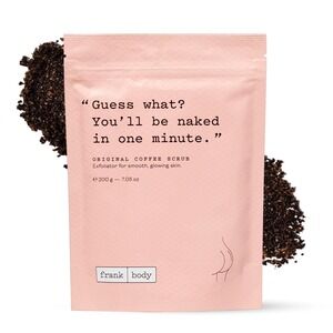 frank body Original Coffee Scrub Womens 200g Pink New Exfoliating Firming